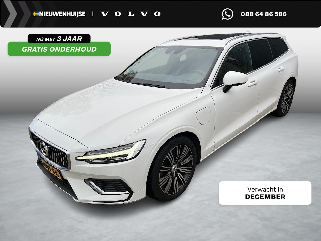 Volvo V60 - 2.0 T6 Recharge AWD Inscription | Panoramadak | 360 camera | Stoel- en stuurverwarming | S - AutoWereld.nl