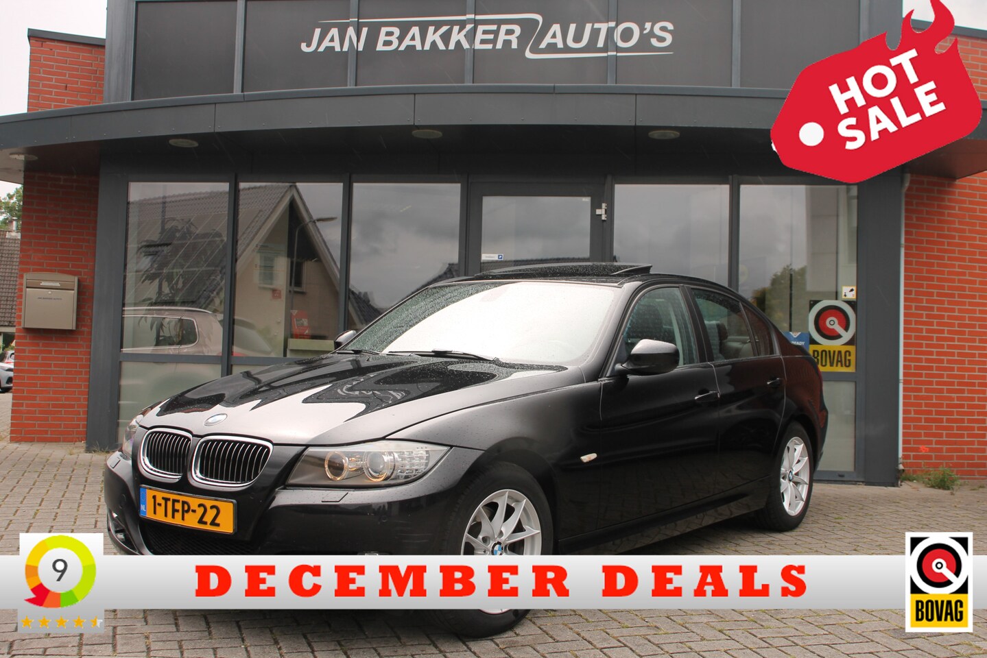 BMW 3-serie - 320i High Executive ✅ Schuifdak ✅ Leer ✅ Xenon ✅ Navigatie - AutoWereld.nl