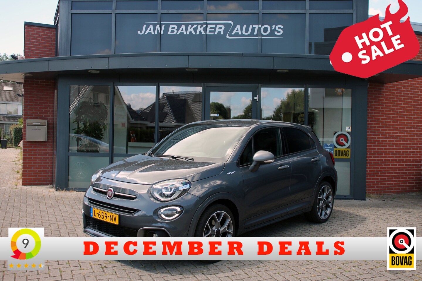 Fiat 500 X - 1.3 FireFly Turbo 150 Sport ✅ AC ✅ Carplay ✅ Automaat ✅ - AutoWereld.nl
