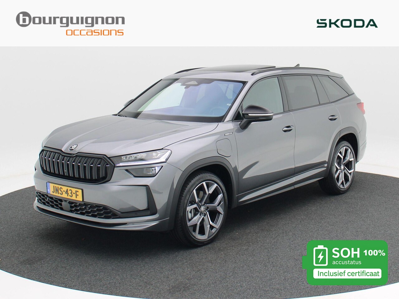 Skoda Kodiaq - 1.5 TSi 204 Pk Automaat PHEV Sportline Business | Panoramadak | Trekhaak | Full LED | 20 I - AutoWereld.nl