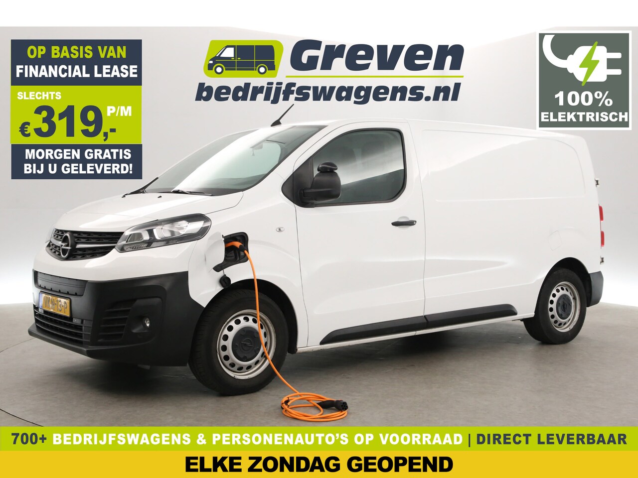 Opel Vivaro - L2H1 75 kWh | SOH 92% | Elektrisch | Airco | 360° Cam | Cruise | 3-Zits | Carplay | Parkee - AutoWereld.nl