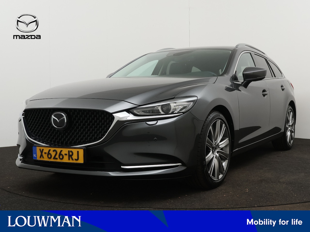 Mazda 6 Sportbreak - 2.0 SkyActiv-G 165 Exclusive-Line automaat | Bose | Stoelgeheugen | Leder | 360 camera | - AutoWereld.nl
