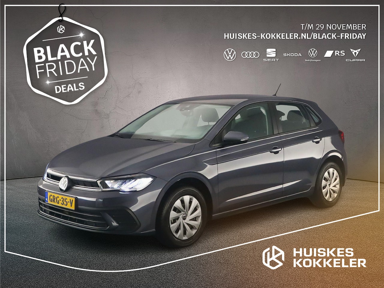 Volkswagen Polo - Polo 1.0 TSI 95pk Cruise control, Airco, LED koplampen, Parkeersensor achter, DAB, Radio, - AutoWereld.nl