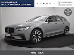 Volvo V90 - T6 PLUG-IN HYBRID ULTRA DARK 360GR CAM TREKHAAK LEDER SCHUIFDAK