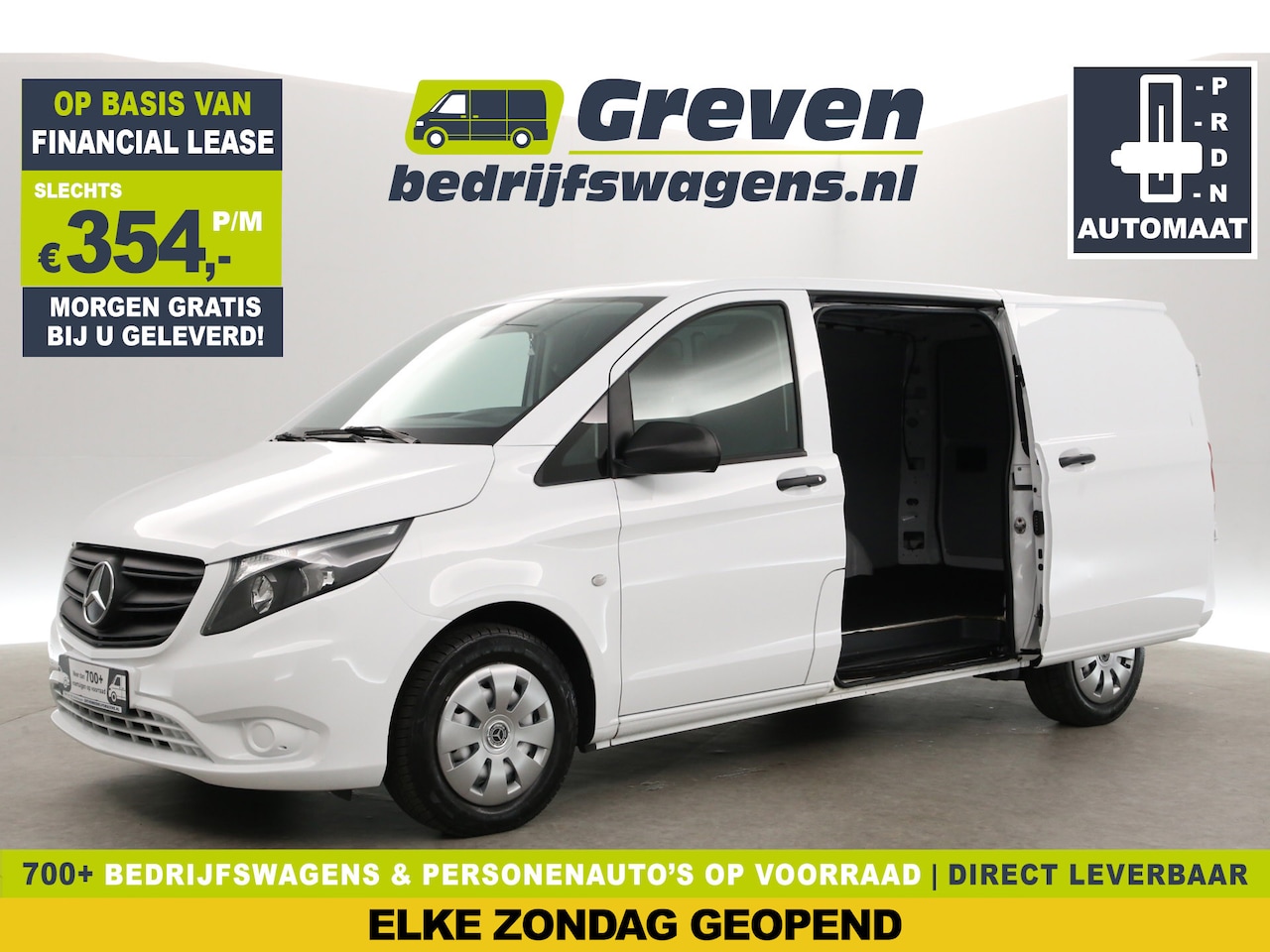 Mercedes-Benz Vito - 114 CDI Lang | Airco | Cruise | Camera | Carplay | 3-Zits | Navi | 2xSchuifdeur | Trekh. | - AutoWereld.nl