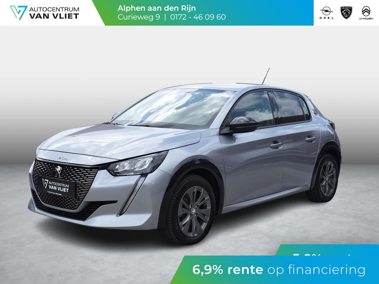 Peugeot e-208 - EV Allure 50 kWh 3 FASE | NAVIGATIE & CARPLAY | PARKEERSENSOREN | E.C.C. | - AutoWereld.nl