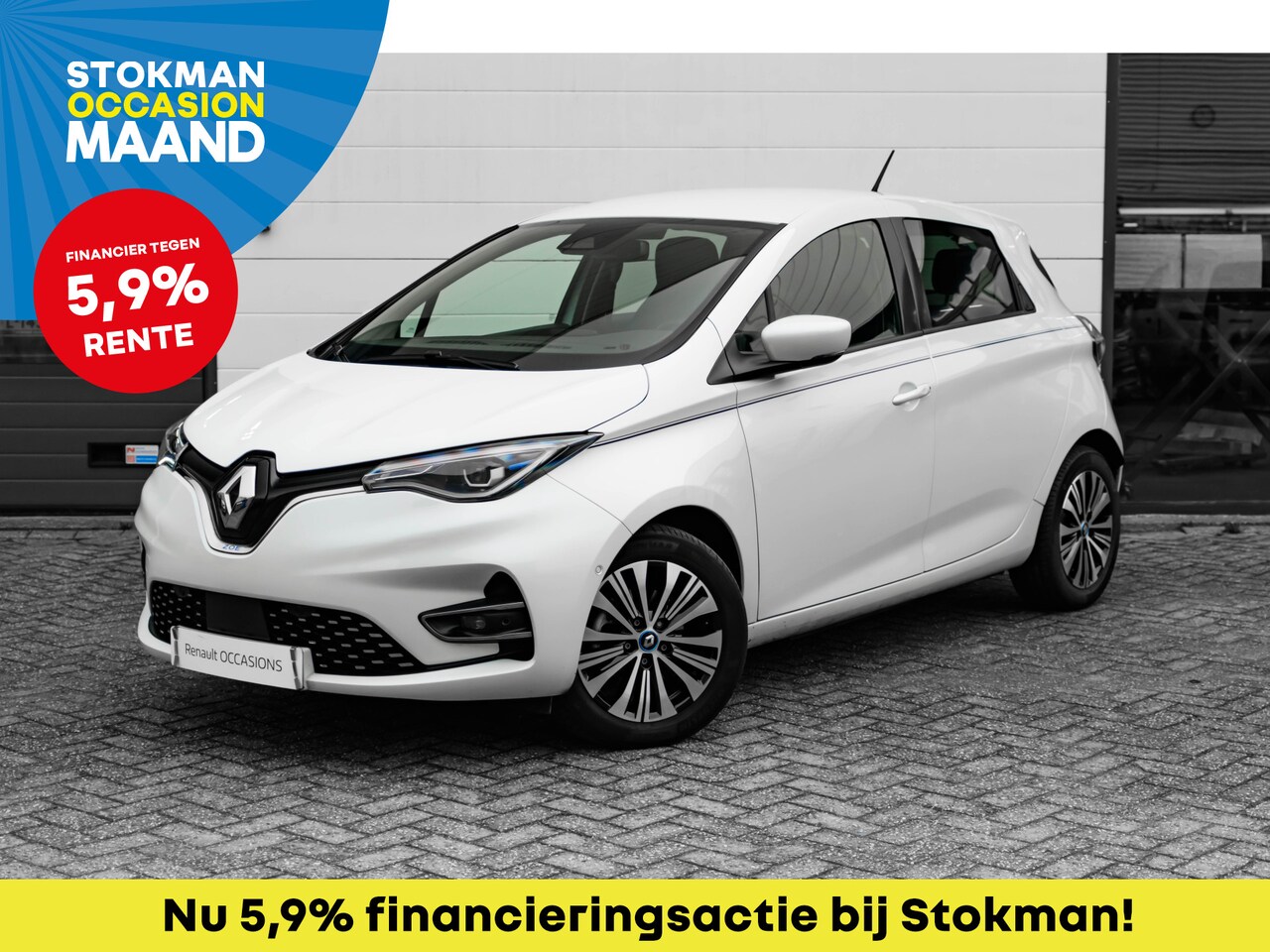 Renault Zoe - R 135 PK Serie Limitee Riviera 52 kWh | Koopbatterij | Lederen interieur | Stoel en stuur - AutoWereld.nl