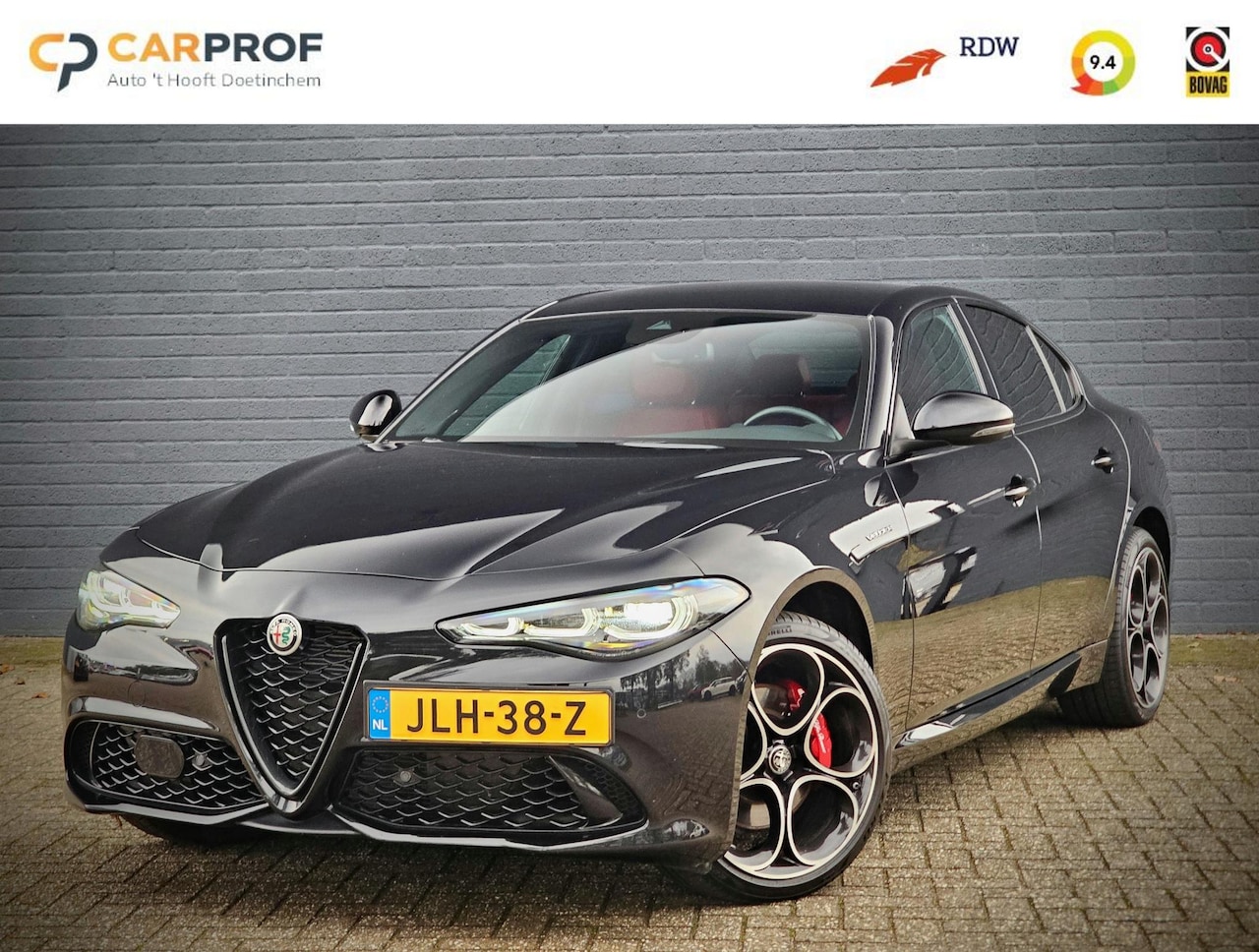 Alfa Romeo Giulia - 2.0 T GME AWD Veloce / ROOD LEDER / ADAS 2 - AutoWereld.nl