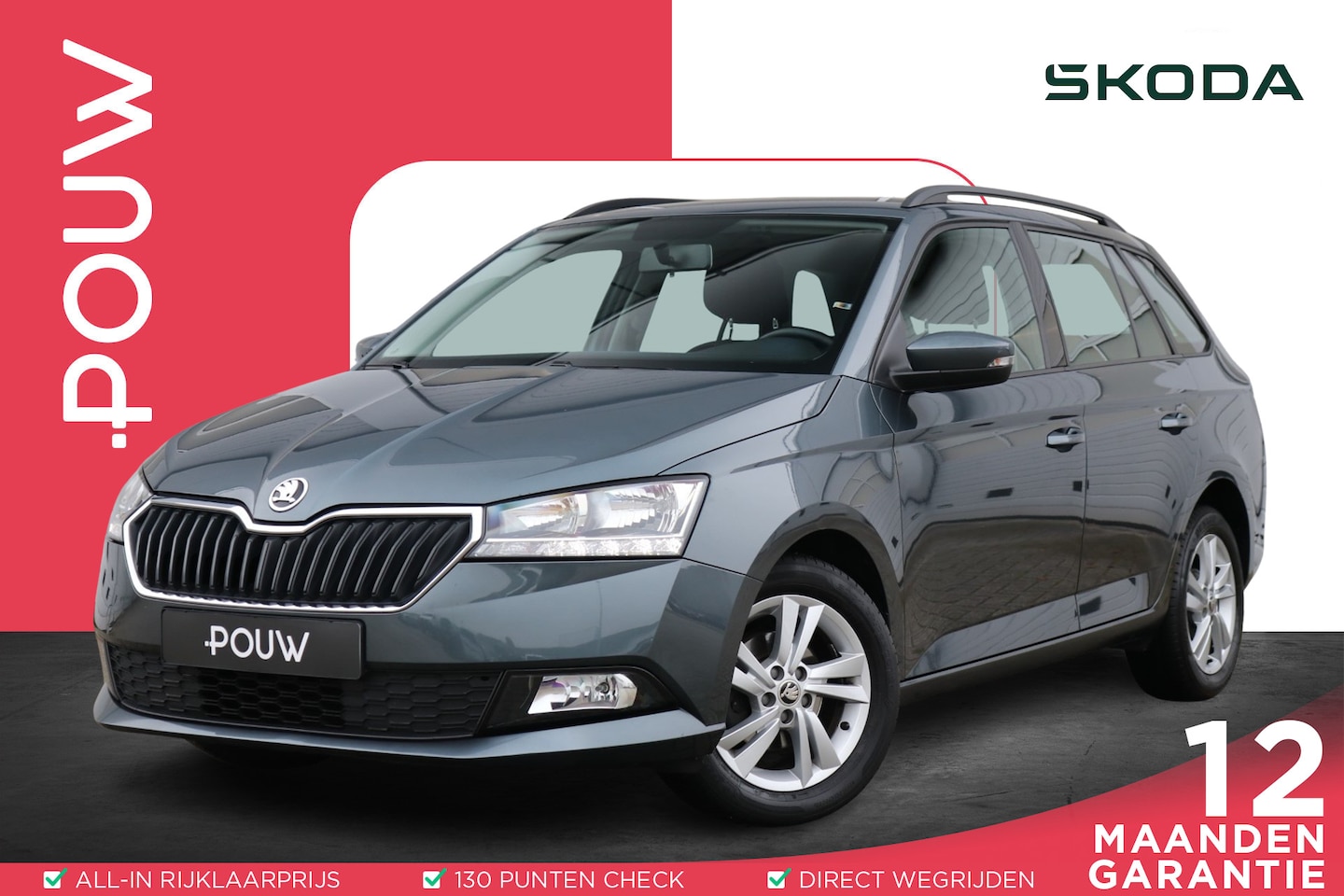 Skoda Fabia Combi - 1.0 TSI 95pk Active | Smartlink | Stoelverwarming | Parkeersensoren Achter - AutoWereld.nl