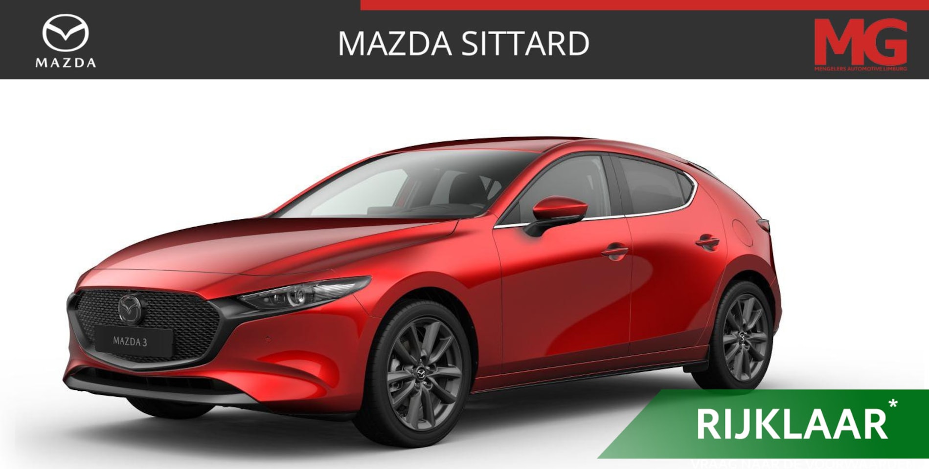 Mazda 3 - 2.5 e-SkyActiv-G M Hybrid 140 Exclusive-line | Bose | 360 Camera | Stuur-/Stoel verwarming - AutoWereld.nl