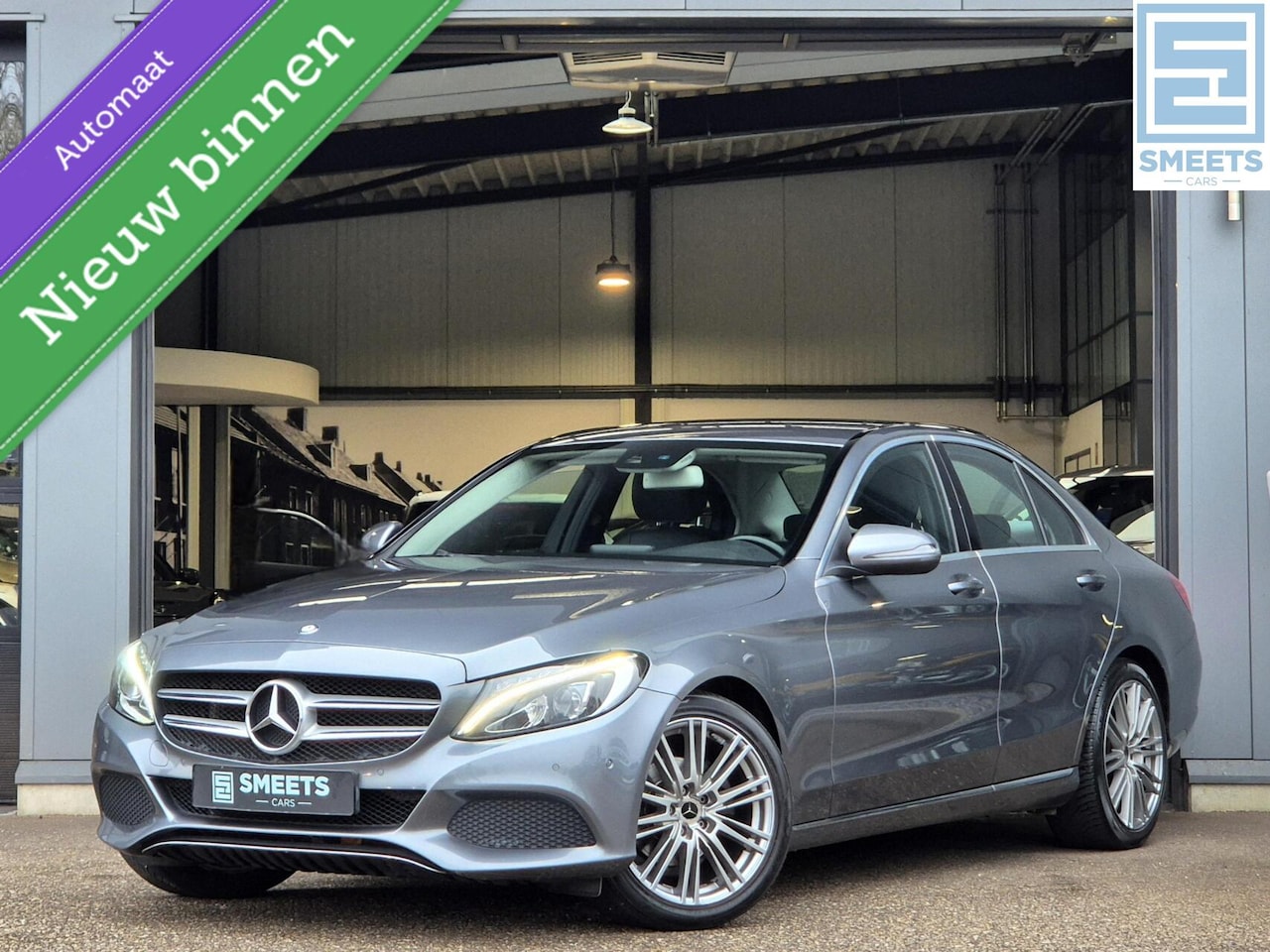 Mercedes-Benz C-klasse - 180 Ambition Automaat |Navi|H.Leer|LED|PDC - AutoWereld.nl