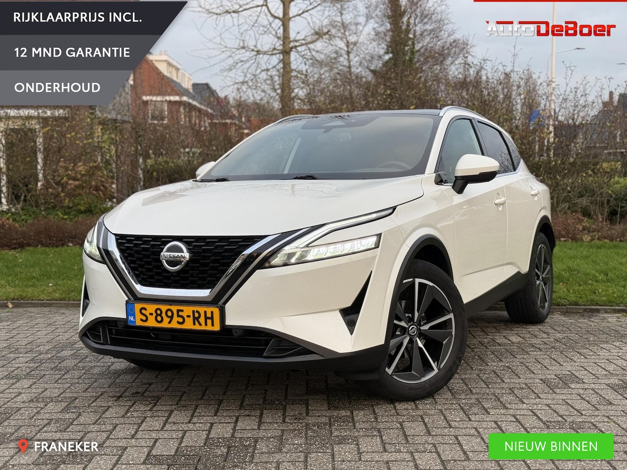 Nissan Qashqai - 1.3 MHEV Tekna Pano | 360 CAM | ACC | HUD | NAVI | Elektrische klep - AutoWereld.nl