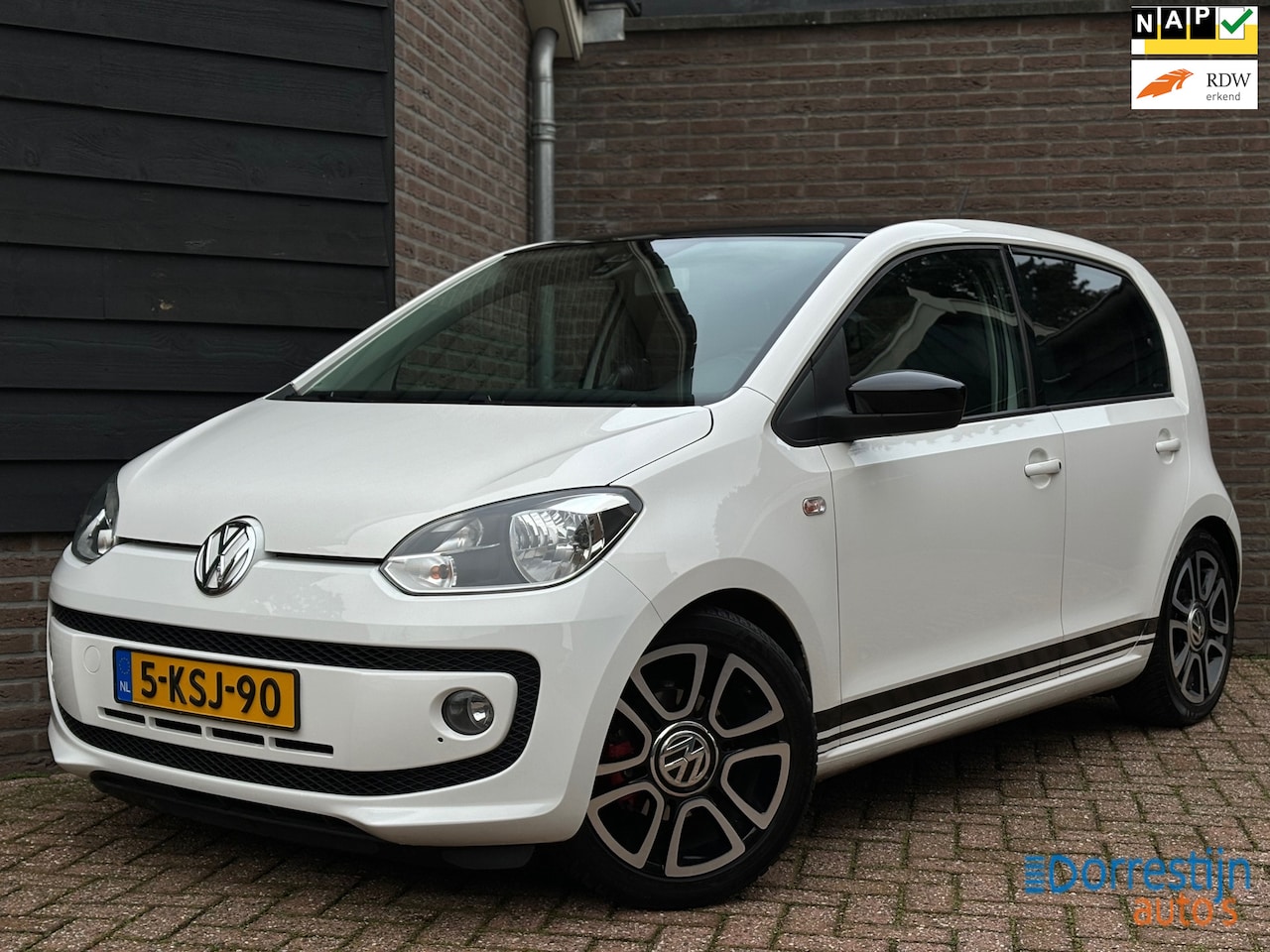 Volkswagen Up! - 1.0 high up! BlueMotion | Airco | CarPlay | Navi | PDC | Cruise | NAP - AutoWereld.nl