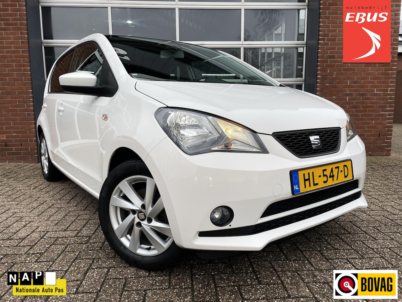 SEAT Mii - 1.0 Sport Connect Pano / Cruise Control / Seat Sound - AutoWereld.nl