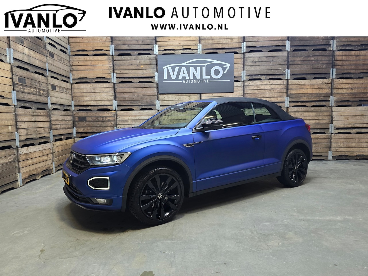 Volkswagen T-Roc Cabrio - 1.5 TSI R-Line Edition Blue 310/800 Leder Camera Keyless 19" LM - AutoWereld.nl