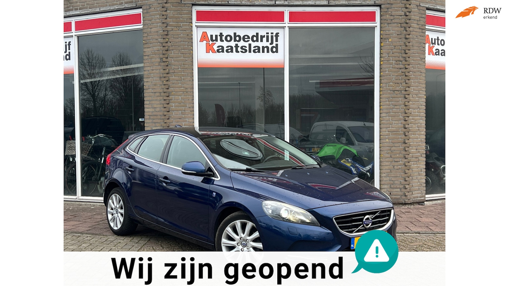Volvo V40 - 2.0 D2 Ocean Race Business - Pano - Camera - Leder - Xenon - 2015 - AutoWereld.nl