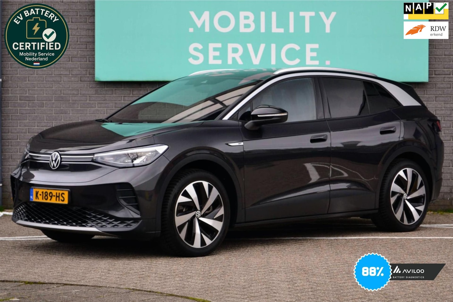 Volkswagen ID.4 - First 77 kWh SOH88% CarPlay LED 20" Lane Cruise ACC Clima - AutoWereld.nl