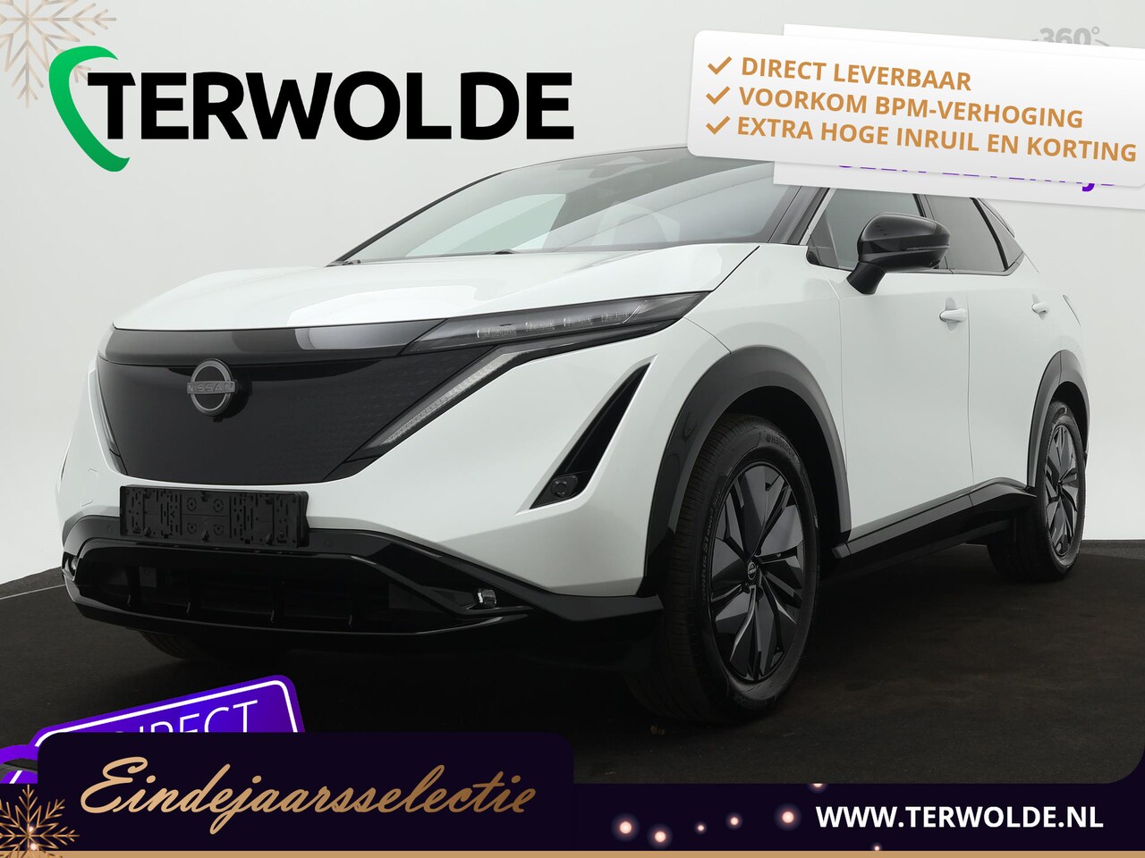 Nissan Ariya - Advance 63 kWh | Adapt. Cruise | 360 Camera | Navigatie | - AutoWereld.nl