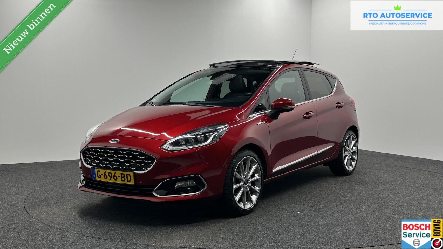Ford Fiesta - 1.0 EcoBoost Vignale PANO LM CAMERA LEER ECC CRUISE LM. - AutoWereld.nl