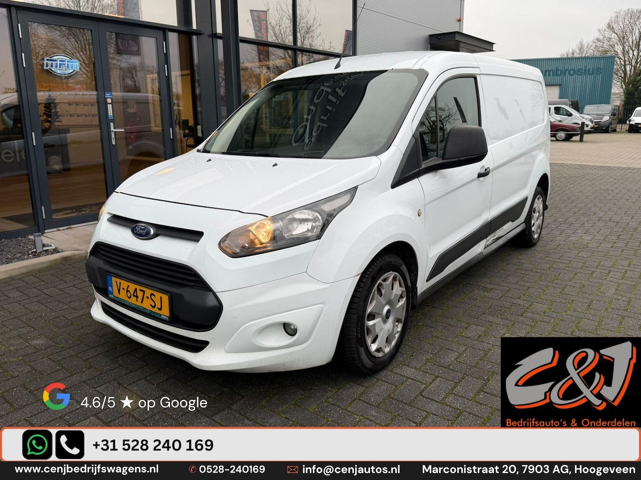 Ford Transit Connect - 1.6 TDCI L2 Ambiente rondom schade, airco - AutoWereld.nl