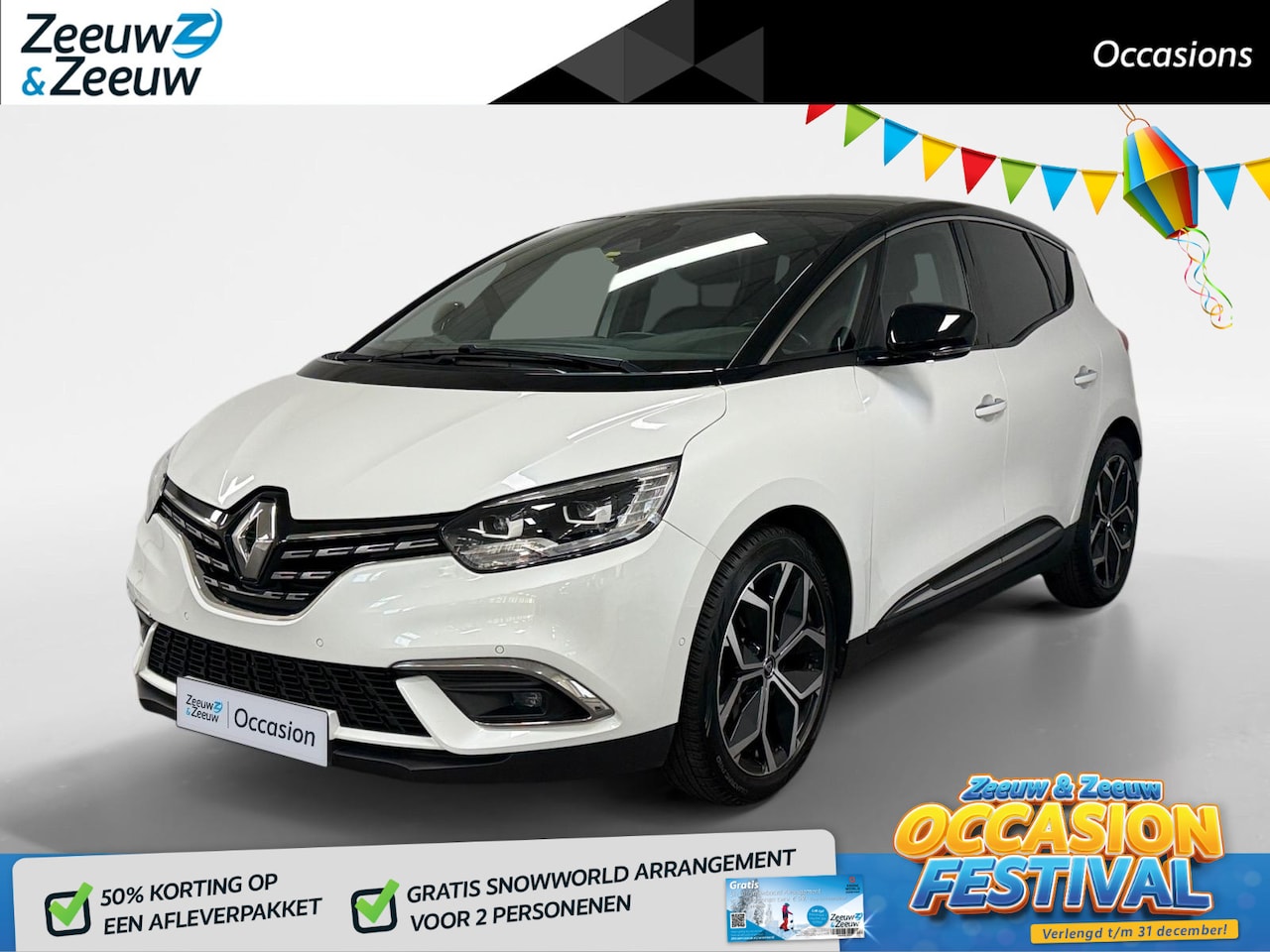 Renault Scénic - 1.3 TCe Intens AUTOMAAT NAVI AIRCO CAMERA PARKEERSENSOREN CRUISE CONTROLE APPLE CARPLAY AN - AutoWereld.nl