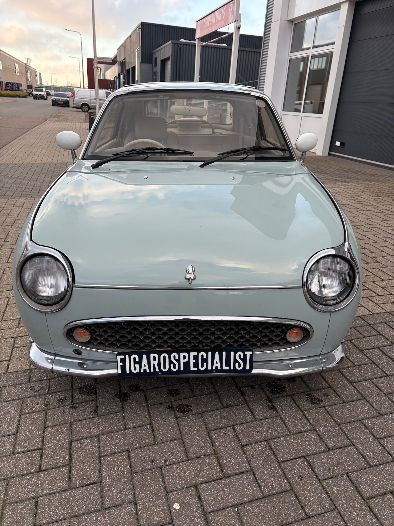 Nissan Figaro - 728 Pale Aqua met automaat, airco, turbomotor - AutoWereld.nl