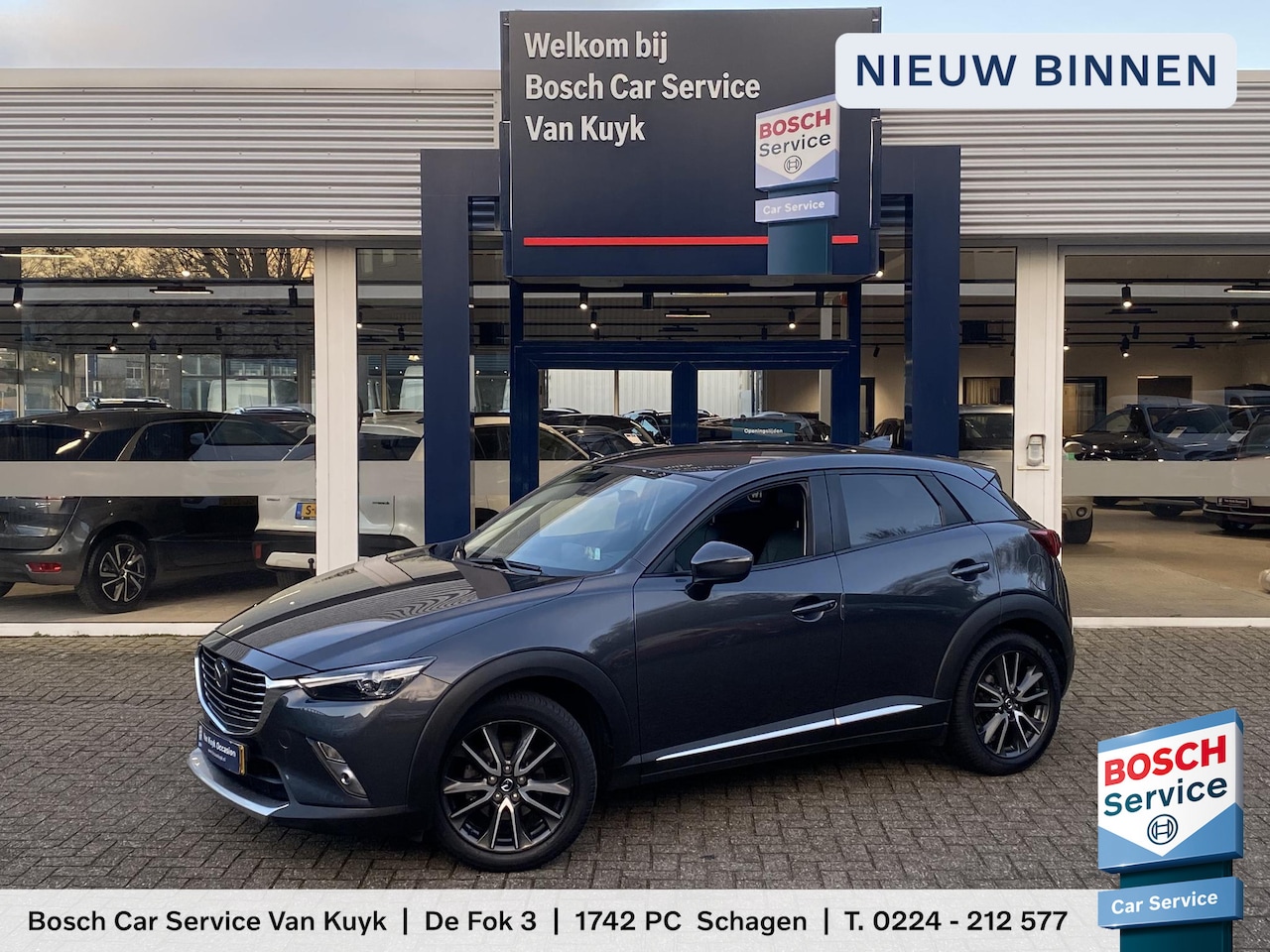 Mazda CX-3 - 2.0 SkyActiv-G 120 GT-M / Automaat / NL-Auto / Vol-Leder / Head-Up Display / Bose-Audio / - AutoWereld.nl