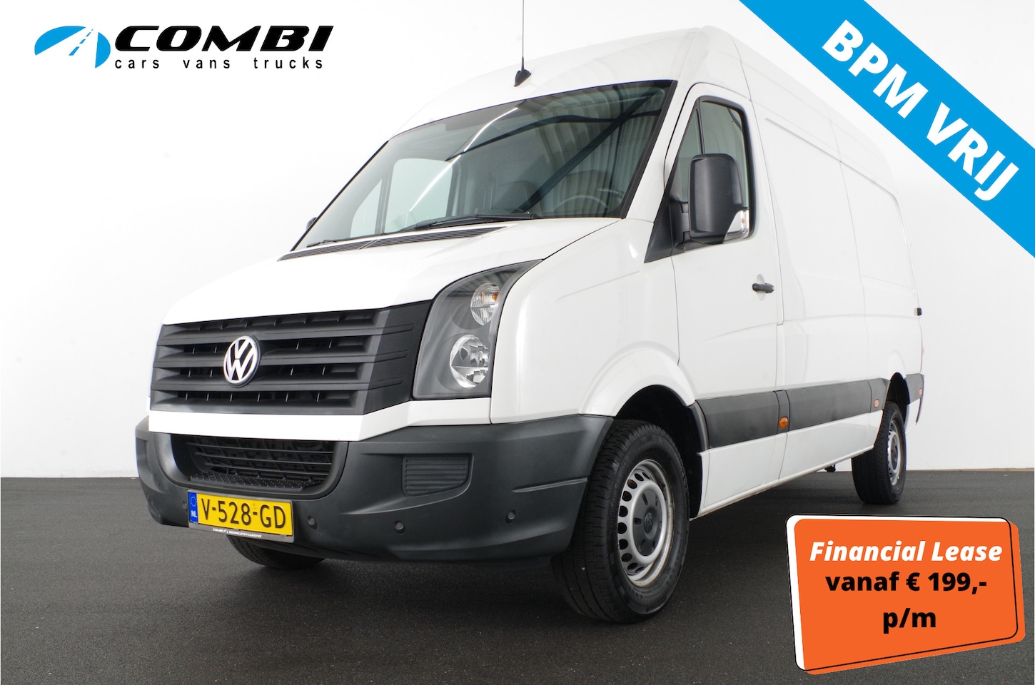 Volkswagen Crafter - 35 2.0 TDI L2H2 > 140pk/Euro6/camera/cruise/270° deuren/Opstap bumper achter... - AutoWereld.nl