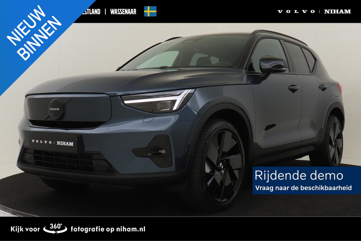 Volvo EX40 - SINGLE MOTOR EXTENDED RANGE ULTRA BLACK ED. 82 kWh -PANO.DAK|HARMAN/KARDON|360°CAM|ADAP.LE - AutoWereld.nl