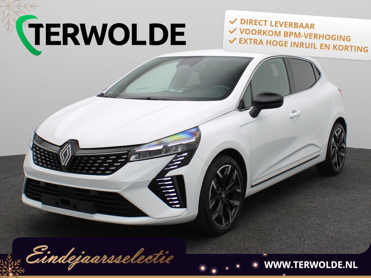 Renault Clio - techno full hybrid E-Tech 145 | €2.519 Korting! | Pack Look 17" | Pack winter | Pack navig - AutoWereld.nl