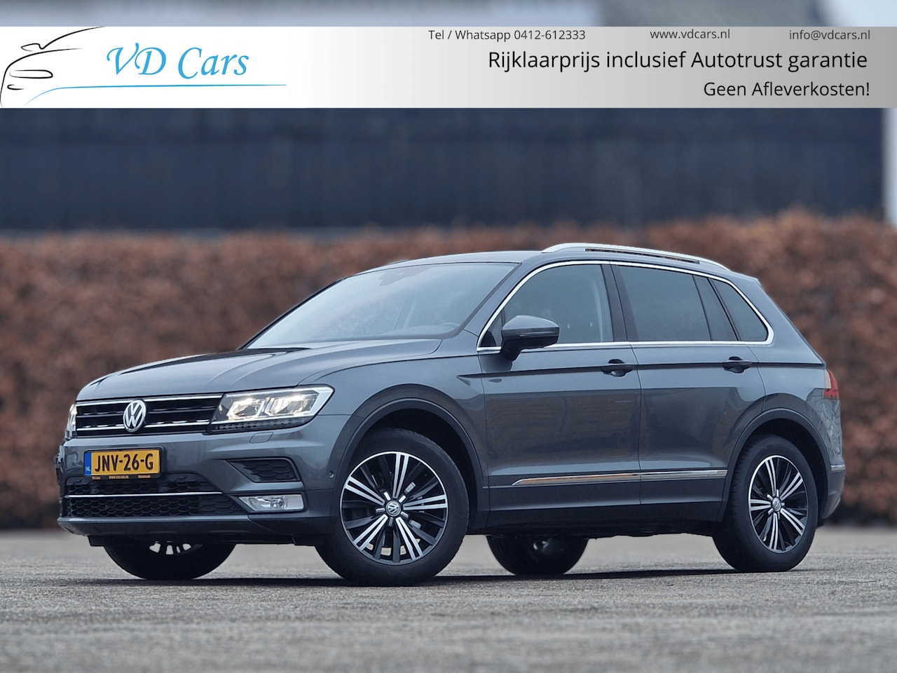 Volkswagen Tiguan - 2.0 TSI 4Motion Highline AUTOMAAT*Trekhaak*Navigatie*Camera*PDC*Cruise control*Climate con - AutoWereld.nl