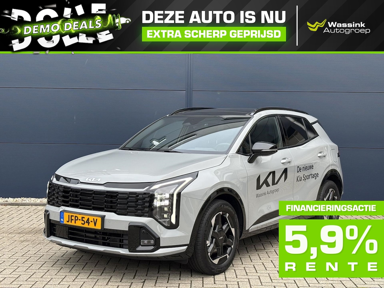 Kia Sportage - 1.6 T-GDi 239pk Hybrid AT6 GT-Line DEMO DEAL | Navigatie | Climate Control | Camera | Schu - AutoWereld.nl