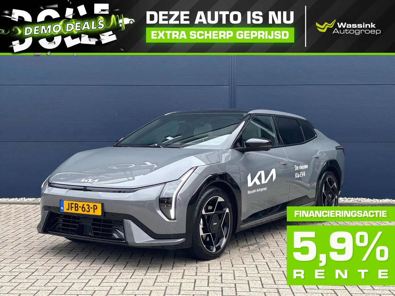 Kia EV4 Fastback - 81,4 kWh 204PK GT-PlusLine | Stoelverwarming / Ventilatie | Harman Kardon | Schuif/kanteld - AutoWereld.nl