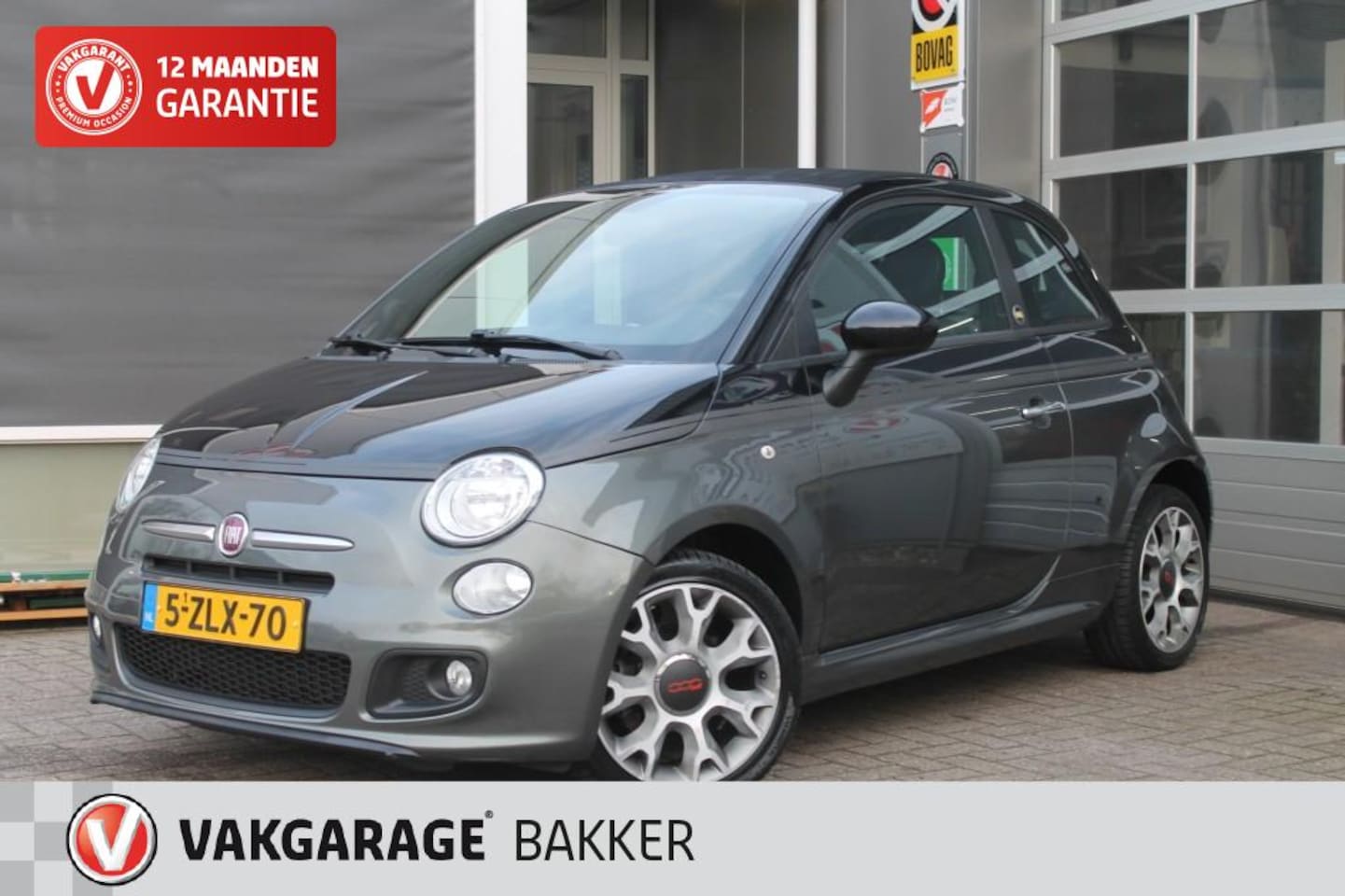 Fiat 500 - 500 C 0.9 TWINAIR LOUNGE GQ design uitvoering CLIMA LEER - AutoWereld.nl