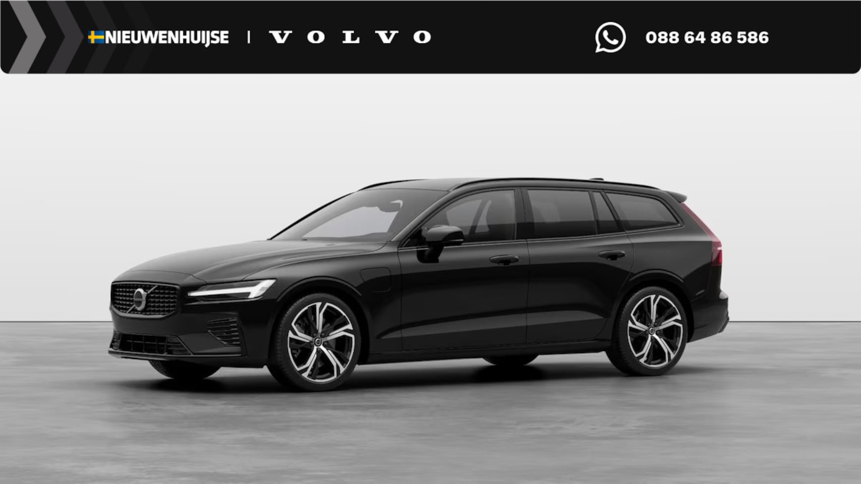 Volvo V60 - 2.0 T8 Plug-in hybrid AWD Plus Perform. Ed. Dark 2.0 T8 Plug-in hybrid AWD Plus Perform. Ed. Dark - AutoWereld.nl