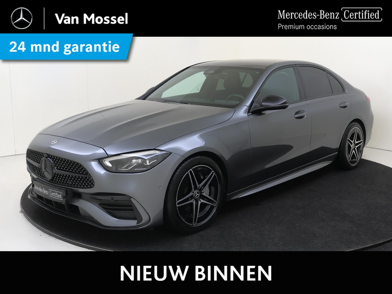 Mercedes-Benz C-klasse - 180 AMG Line / Achteruitrijcamera / Night-Pakket / Sfeerverlichting / - AutoWereld.nl