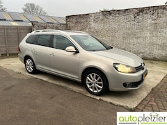 Volkswagen Golf Variant - 1.6 TDI Highline BlueMotion DSG Leer