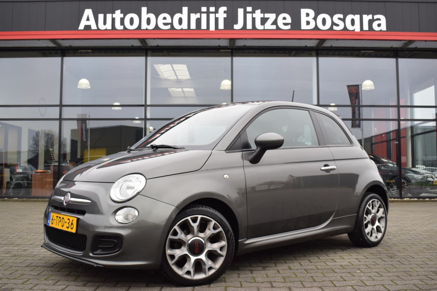 Fiat 500 - 0.9 TwinAir Turbo 500S Half Leder | Telefonie | Sportstoelen | Airco | Isofix - AutoWereld.nl