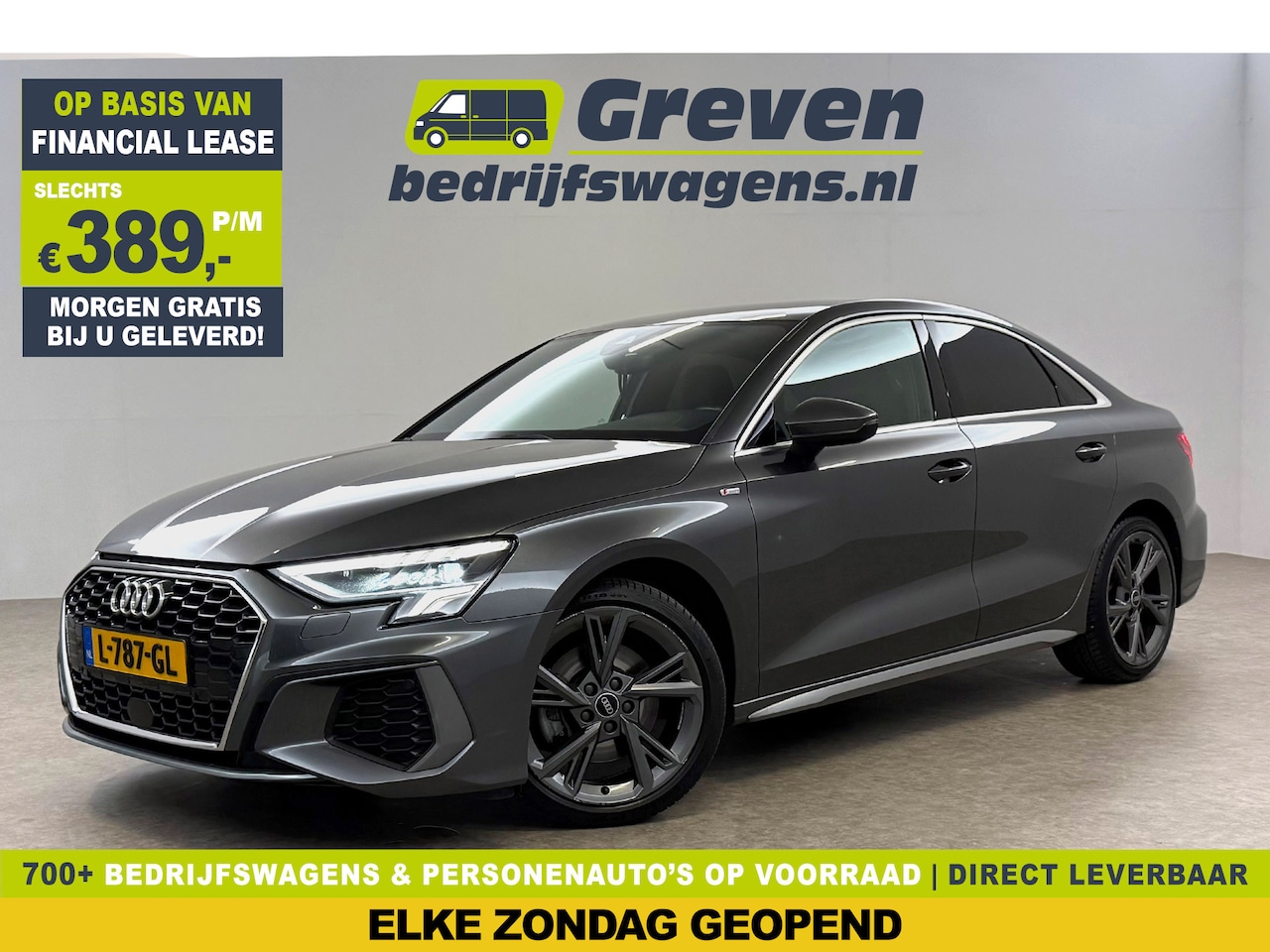Audi A3 - 30TFSI S-Line | Virtual | Carplay | Stoelverw. | Navi | Parkeersens. | NAP - AutoWereld.nl