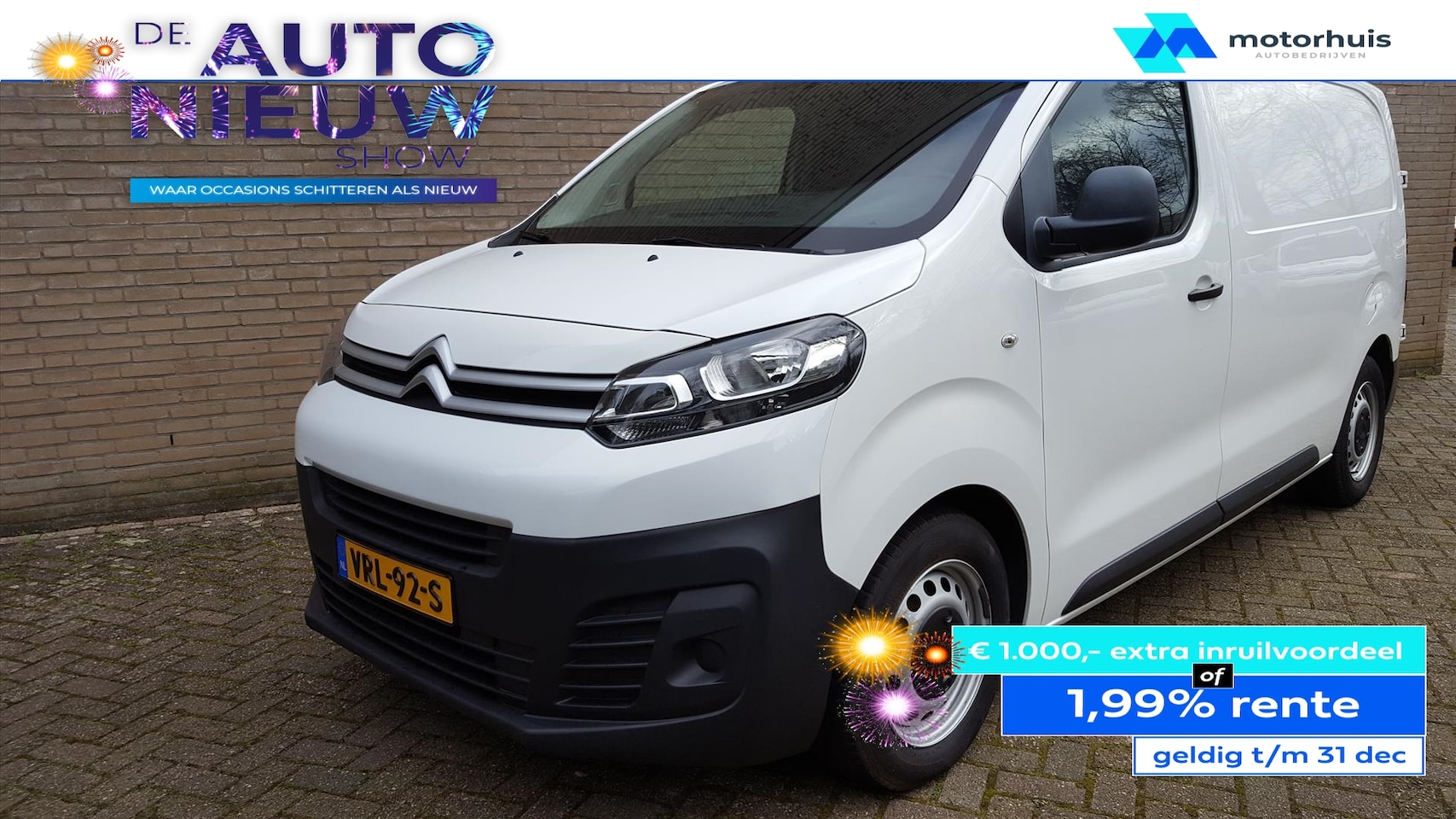 Citroën Jumpy - GB M 1.6 95PK 3-zits *EURO-6* | CRUISECONTROL | AIRCO | BLUETOOTH | - AutoWereld.nl