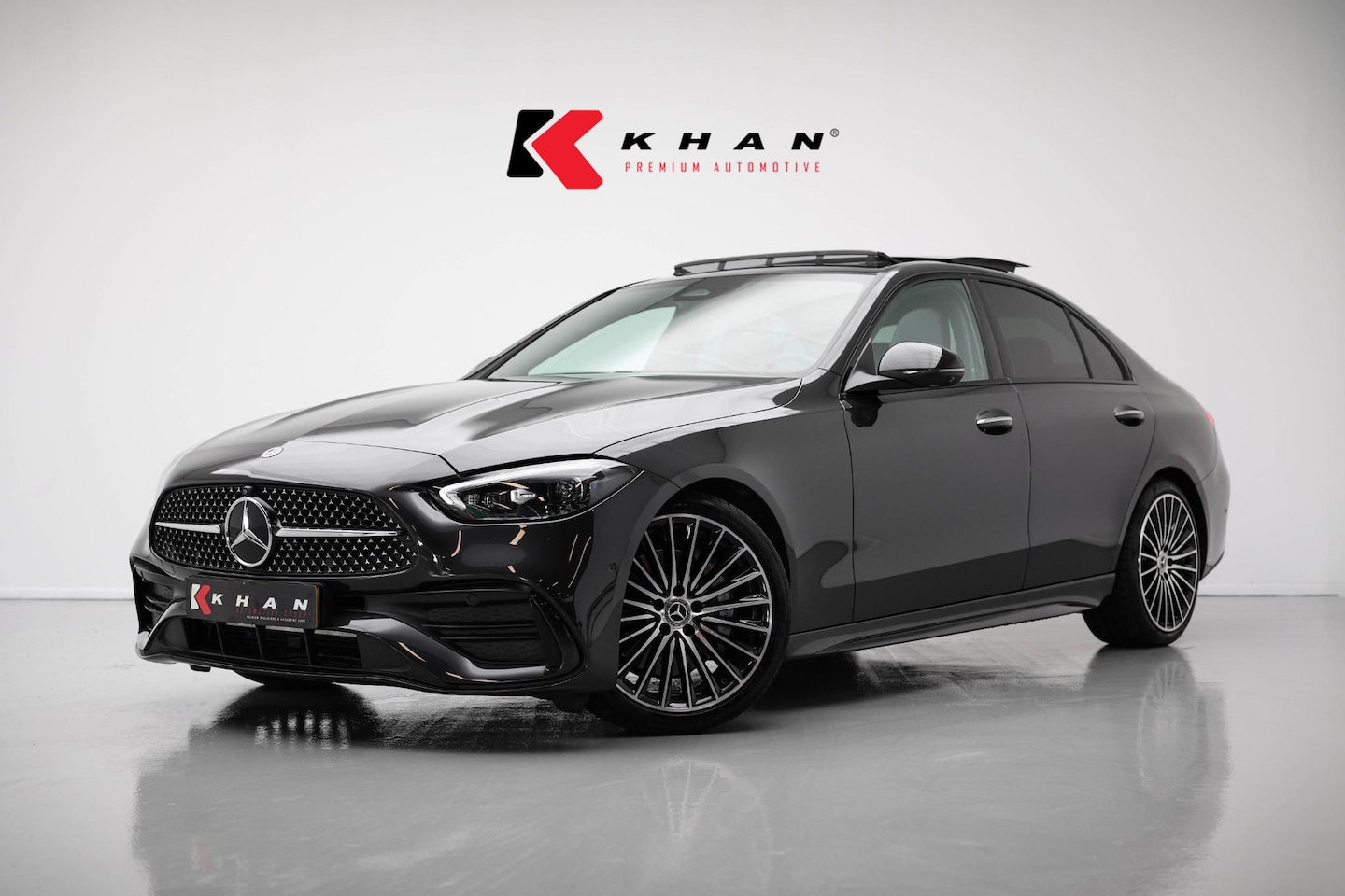 Mercedes-Benz C-klasse - 180 AMG Line |Pano|Burmester|Memory|360 Camera| - AutoWereld.nl