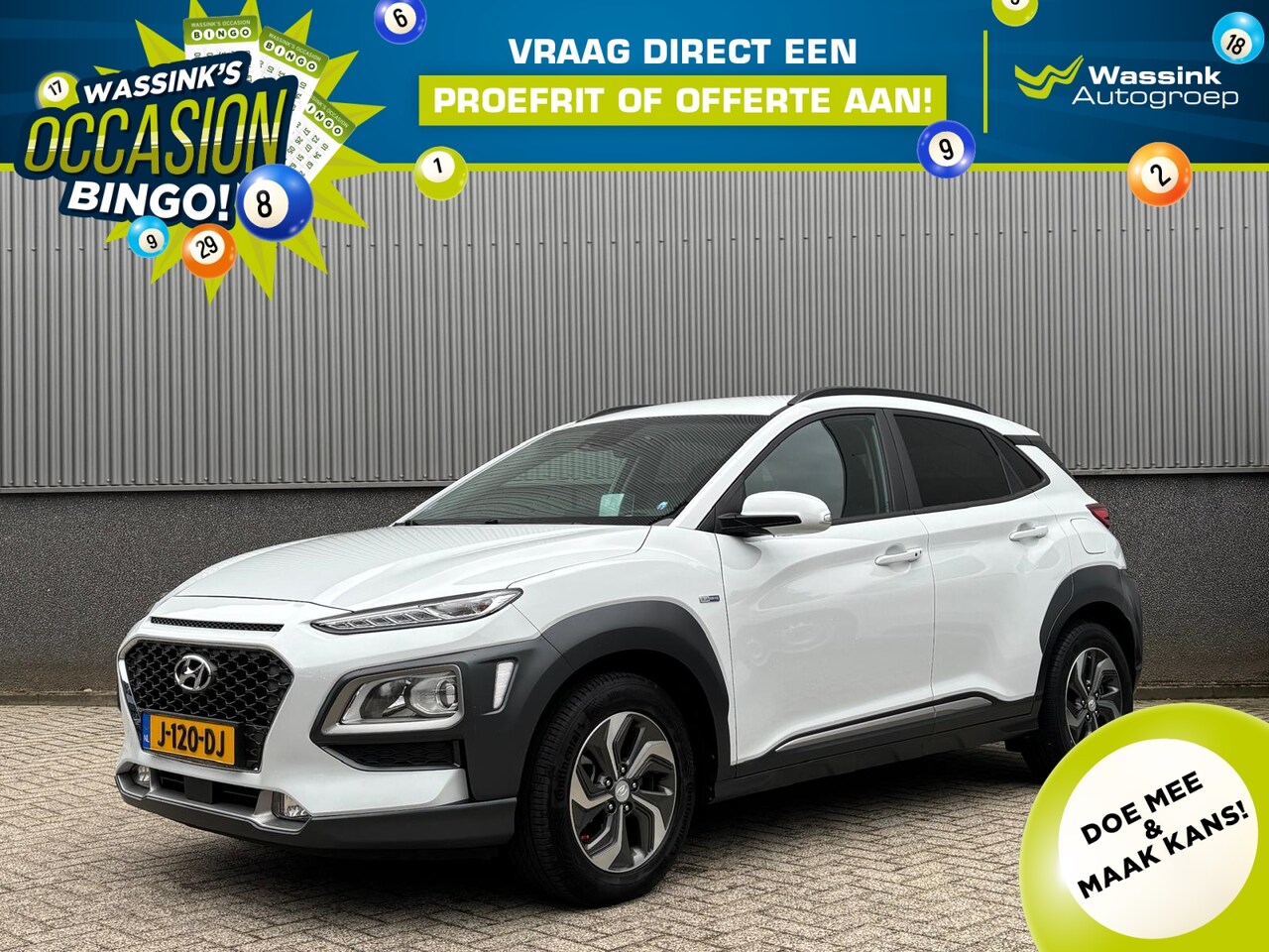 Hyundai Kona - GDI 141pk HEV 2WD Fashion | Camera Achter | Trekhaak | Navigatie | Adaptive Cruise Control - AutoWereld.nl