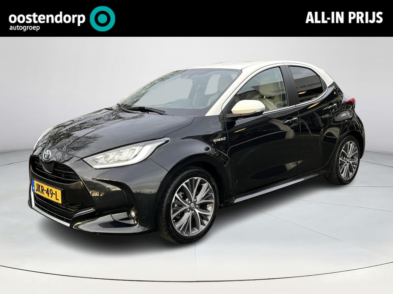 Toyota Yaris - 1.5 Hybrid Executive | Bi-Tone | Stoelverwarming | Carplay | Keyless entry | LED koplampen - AutoWereld.nl