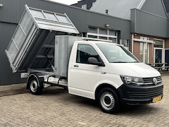 Volkswagen Transporter - 2.0 TDI L2H1 150pk Pick-up Kipper open laadbak Airco Cruise controle Trekhaak 2500kg trekg