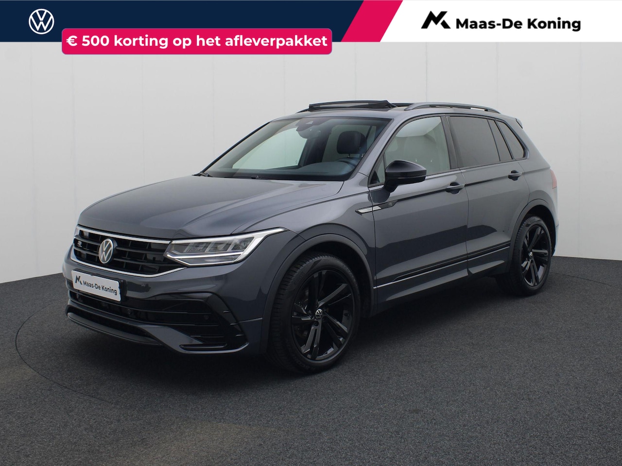 Volkswagen Tiguan - 1.5TSI/150PK R-Line Blackstyle DSG · Panoramadak · Apple/Android · Parkeersensoren + Camer - AutoWereld.nl
