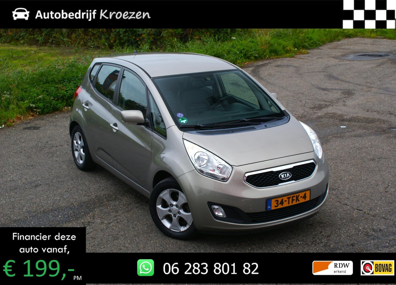 Kia Venga - 1.4 CVVT X-ecutive | Camera | Navigatie | Volledig onderhouden | - AutoWereld.nl