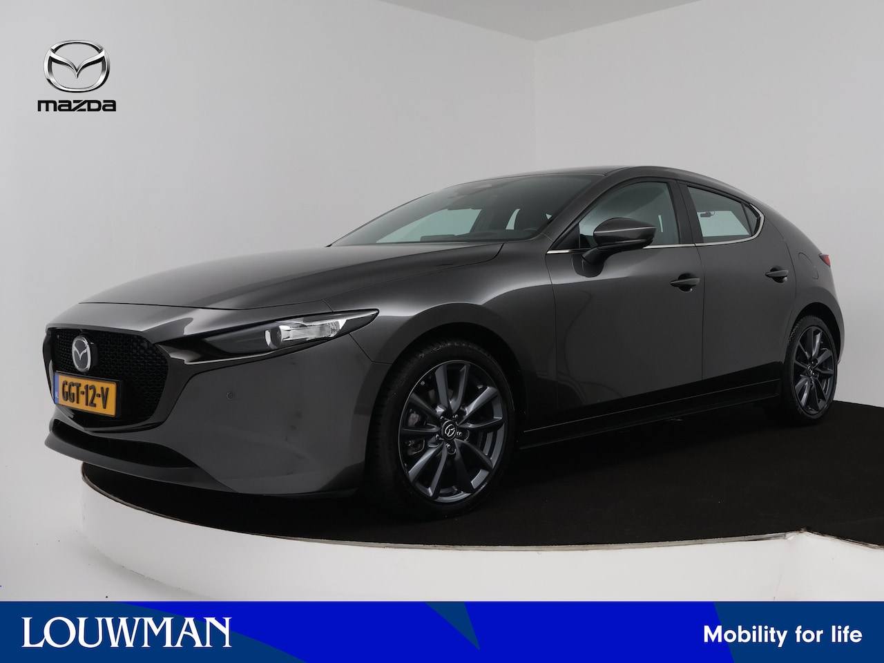 Mazda 3 - 2.0 e-SkyActiv-X M Hybrid 186 Exclusive-line automaat | BOSE | 360 camera | Trekhaak | - AutoWereld.nl