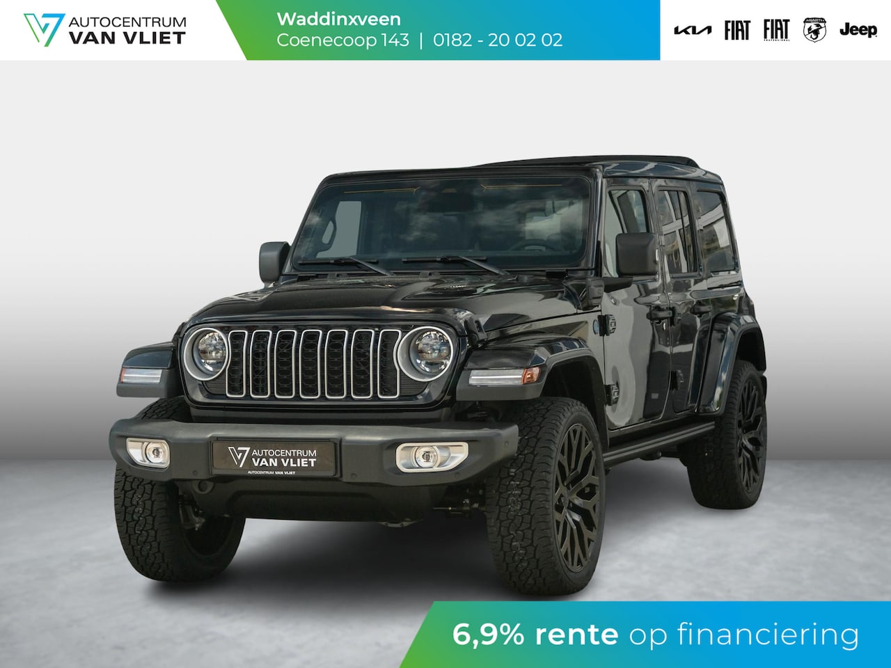 Jeep Wrangler Unlimited - 4xe 380 Sahara | 22" Brute velgen | Uit voorraad leverbaar | MY25 | Sky One-Touch Power So - AutoWereld.nl