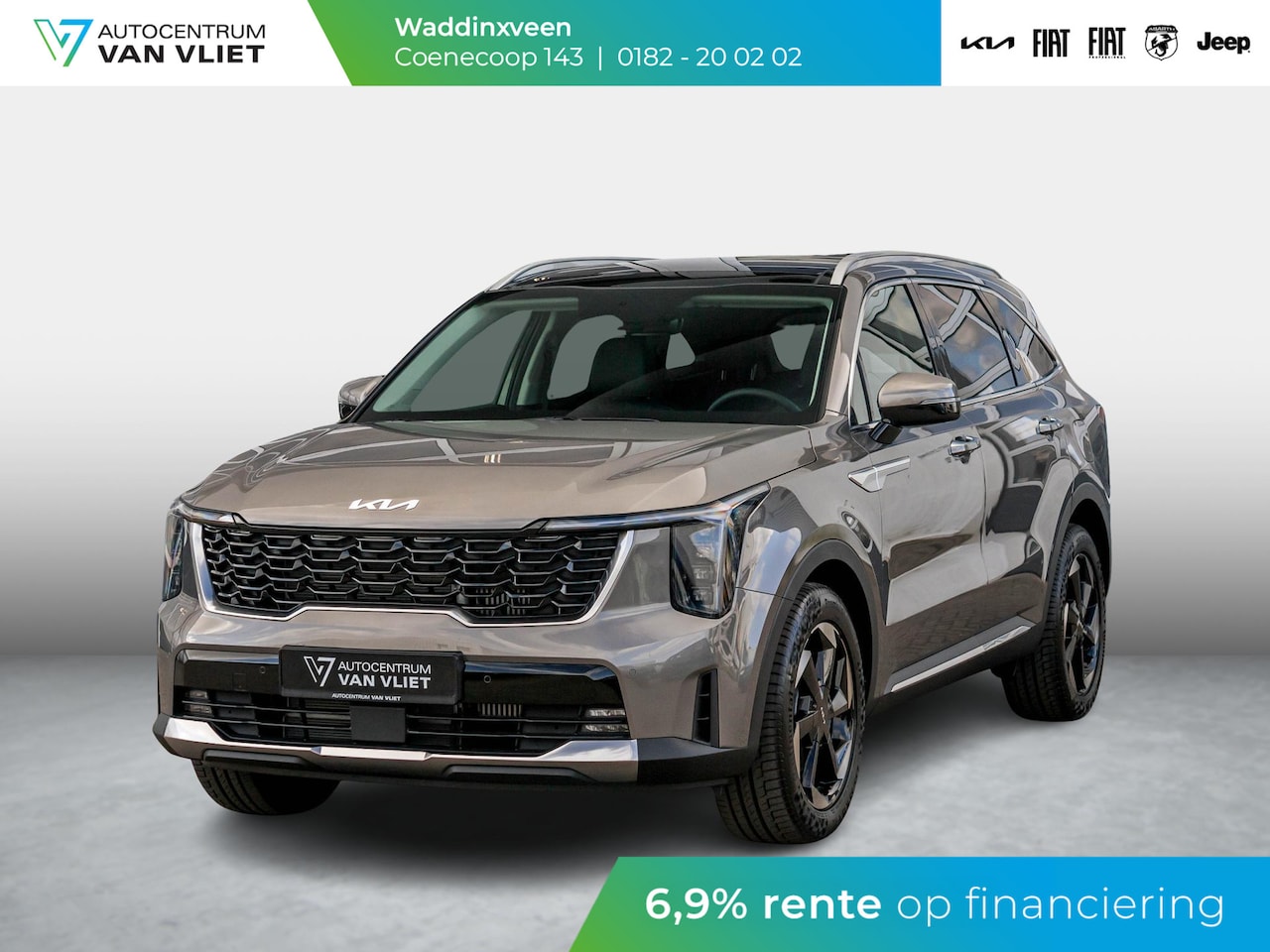 Kia Sorento - 1.6 T-GDi Plug-in Hybrid 4WD DynamicPlusLine 7p. Beschikbaar in overleg - AutoWereld.nl