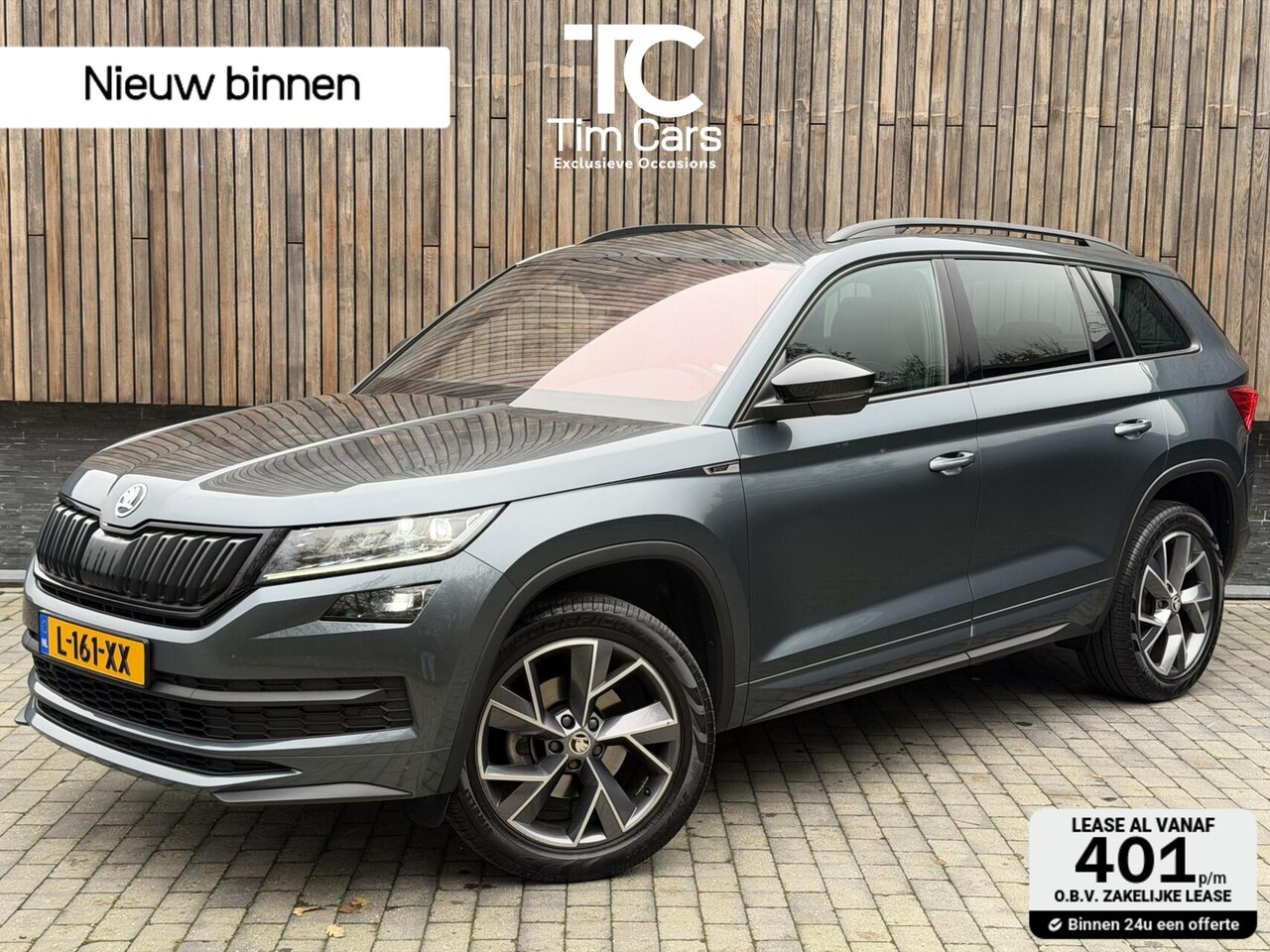 Skoda Kodiaq - 1.5 TSI Sportline Automaat | Trekhaak uitklapbaar | Navigatiesysteem | Stoelverwarming | S - AutoWereld.nl